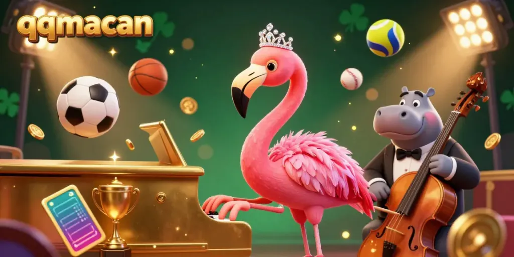 Engage in thrilling games at qqmacan casino with vibrant characters and dynamic elements.