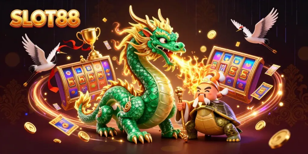 Experience thrilling wins with SLOT88 where emerald dragons and golden treasures collide