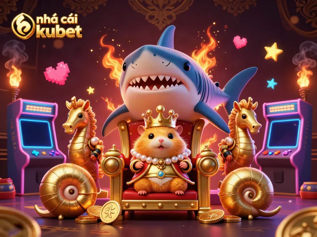 Engage with Nhà cái kubet through a vibrant online casino experience featuring colorful gaming elements and characters.