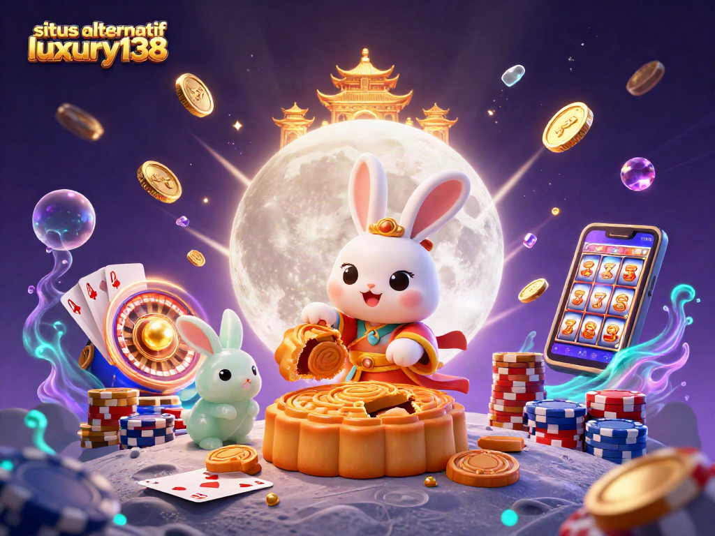 Mendorong keberuntungan di situs alternatif luxury138 dengan si kelinci bulan dan permainan kasino yang memukau.
