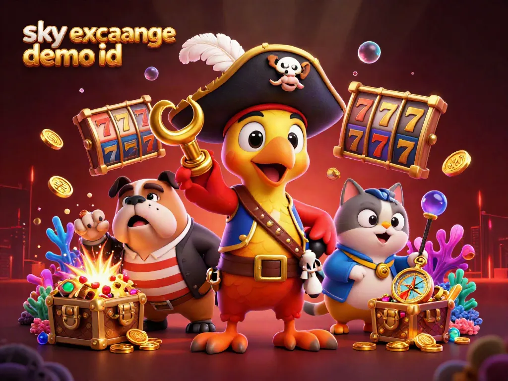 Experience the thrilling action of the sky exchange demo id with exciting slot reels and lively characters.