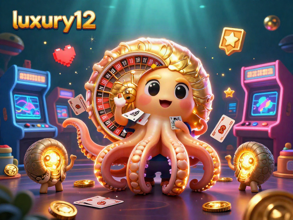 Immerse in luxury12 gameplay with our captivating 3D casino illustration showcasing fun gaming elements.