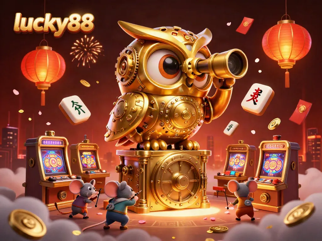 Explore the engaging atmosphere of lucky88 with vibrant characters and dynamic casino elements.