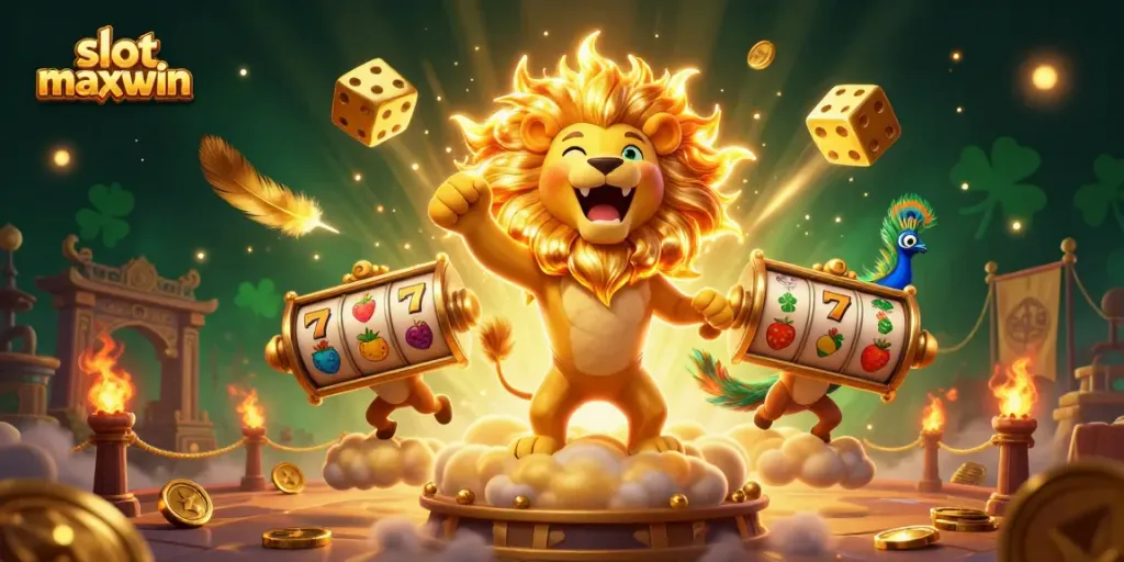 Experience the thrill of slot maxwin with vibrant graphics and dynamic casino elements.