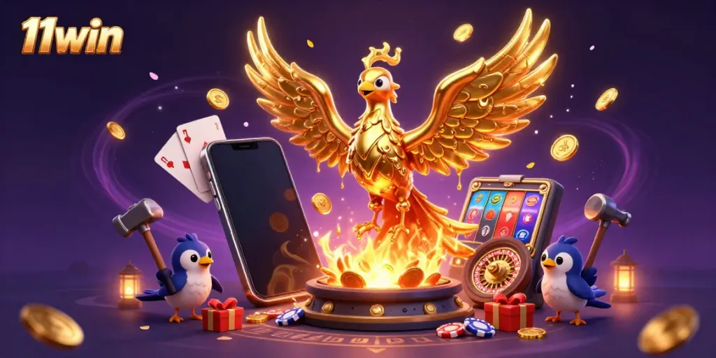 Experience thrilling casino action featuring 11win's golden phoenix and slot game excitement.