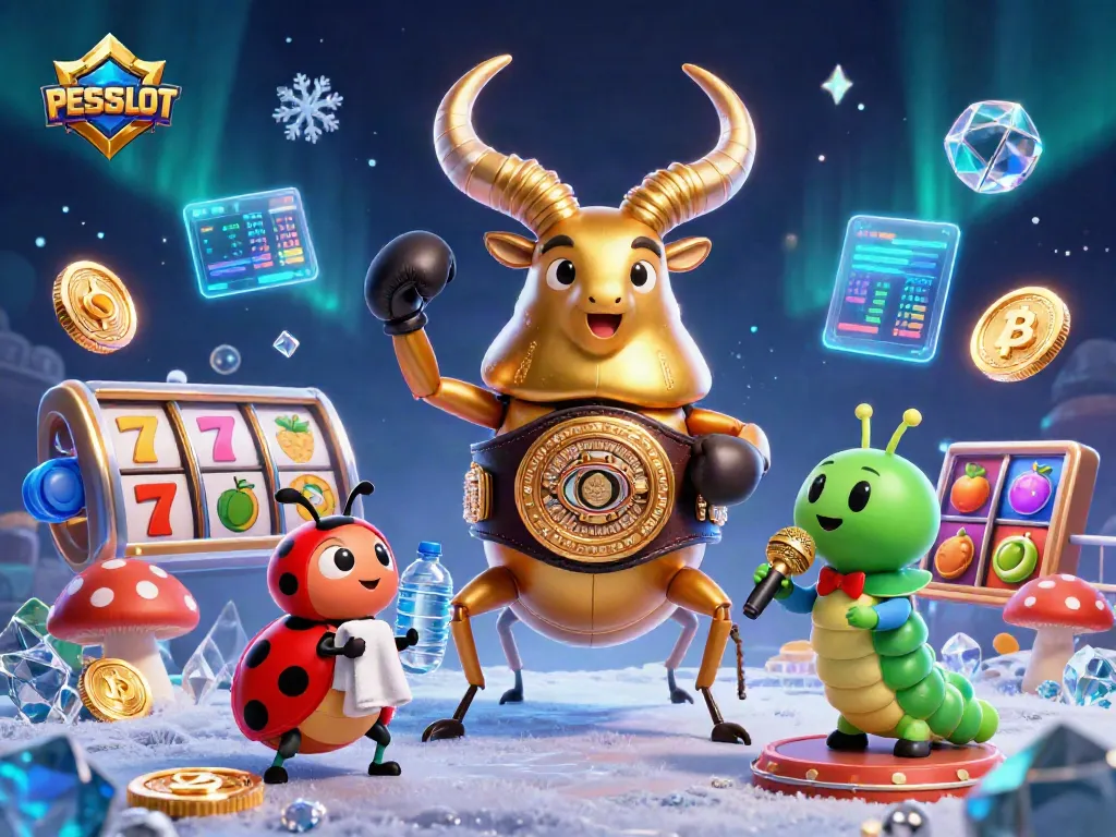 Experience the excitement of PESGSLOT with vibrant characters and dynamic slot game visuals.