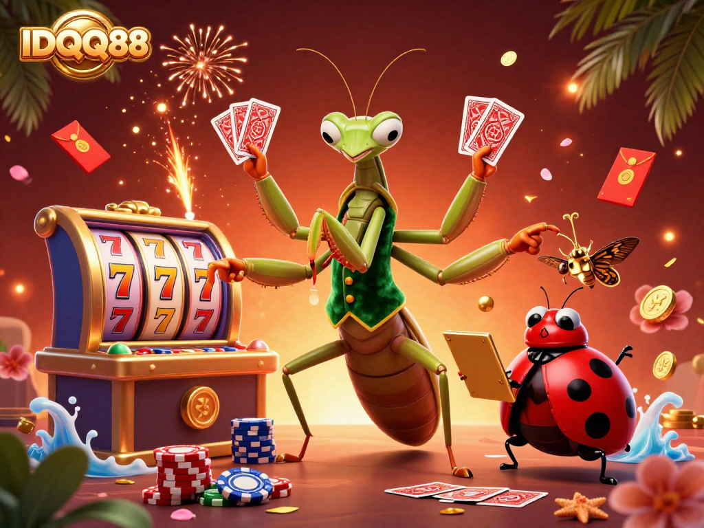 Experience exciting wins with IDQQ88 in a vibrant casino scene full of renowned card games and more.