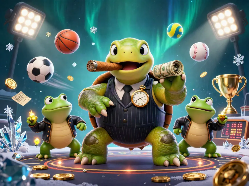 Experience debet with a vivid 3D casino scene showcasing sports betting excitement and dynamic gameplay.