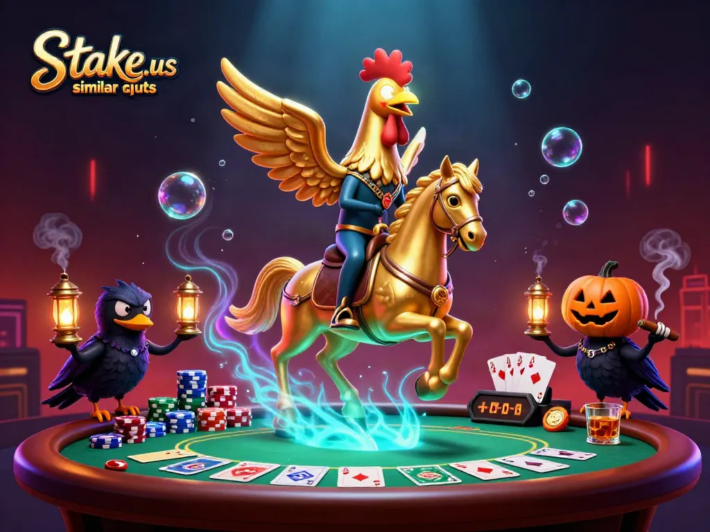 Engage with the thrilling world of stake.us similar sites at a vibrant casino scene.