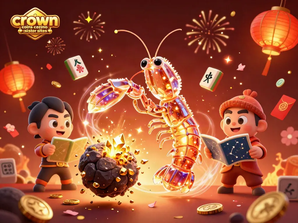 Crown coins casino sister sites showcasing vibrant scenes of casino excitement with immersive gaming elements