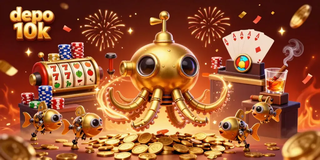 Experience high-stakes gaming with depo 10k at our vibrant casino, featuring dynamic slot reels.