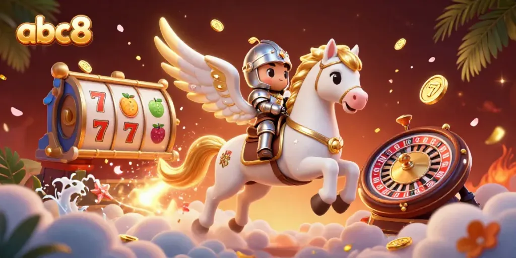Experience thrilling moments and winning strategies with abc8 in an enchanting casino scene.