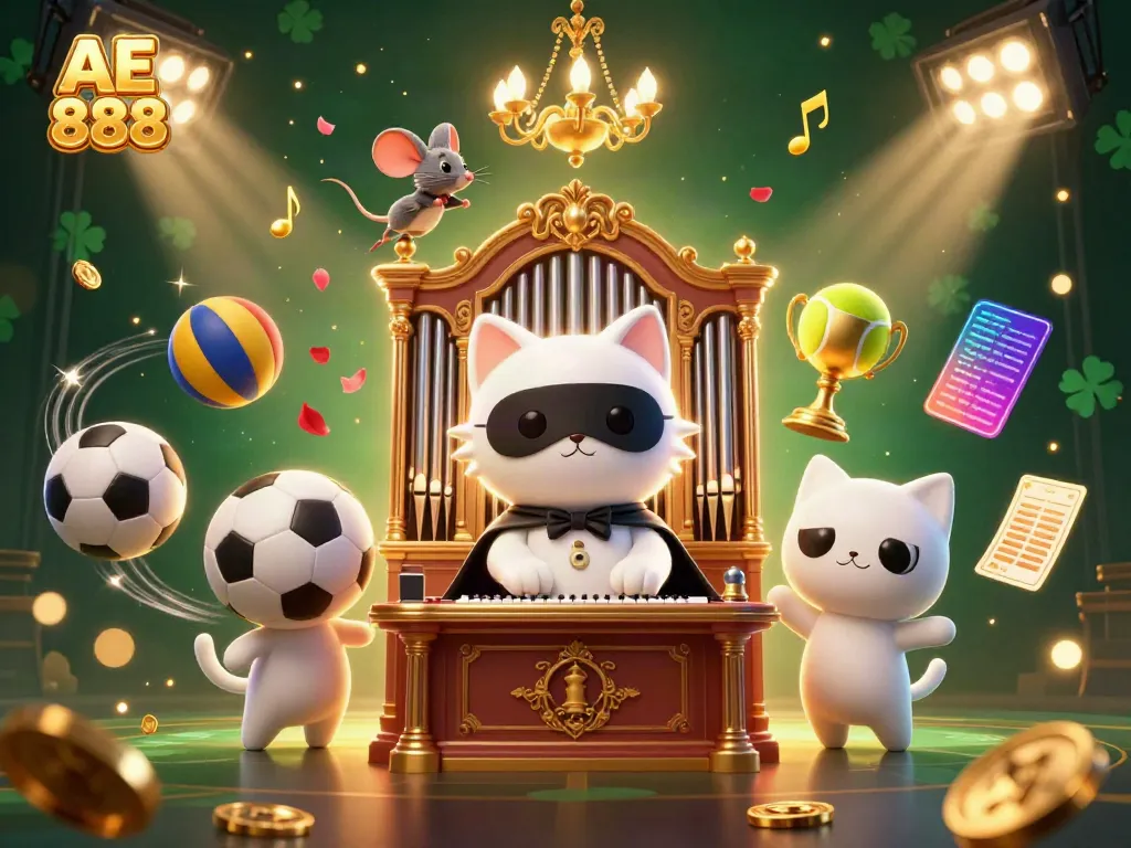 Experience thrilling gameplay at AE 888 with vibrant casino elements and dynamic scenes.