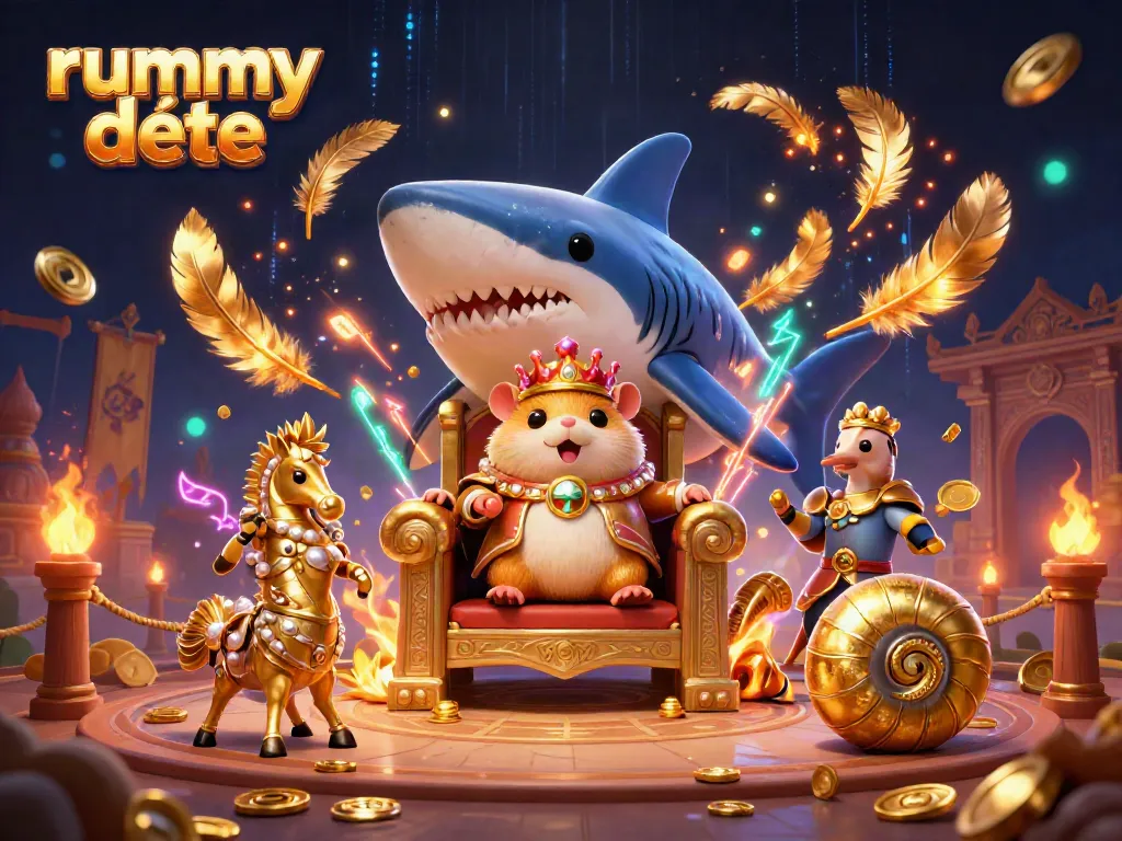 Rummy Deity menghadirkan permainan kartu menarik dengan penguasa kecil bermahkota.